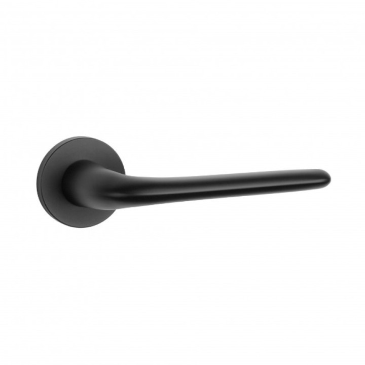 Poignée de porte noire mat AZALIA