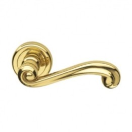 Poignée de porte laiton poli Lady