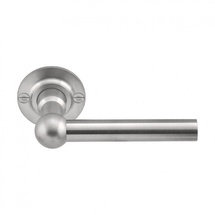 Poignée de porte inox brossé FORMANI FVL100/48 IN